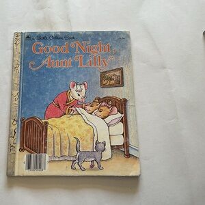 Little Golden Book 1983 Good Night, Aunt Lilly, much loved condition